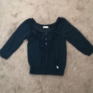 Abercrombie kids ruffled top